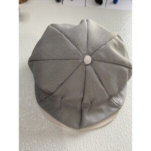 Old Vintage GOLF CABBIE 6 PANEL PinStriped BLUE SNAPBACK HAT CAP USA